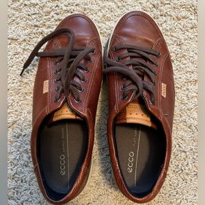 ECCO Brown Leather Men's Shoes
